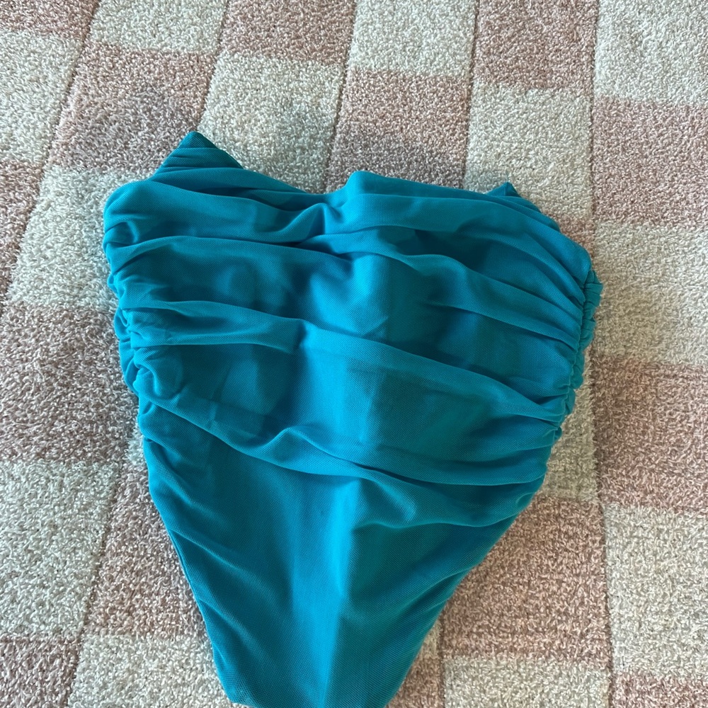 Elegant Teal Top